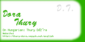 dora thury business card